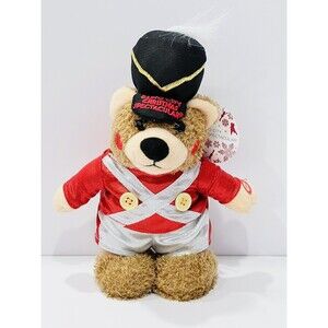 Radio City Music Hall Christmas Spectacular Solider Plush Bear‎ 9" Light Up Song